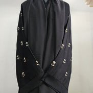Elegant Black Abaya with Embroidery – Modest Formal Wear