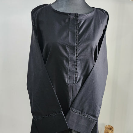 Black Cotton Co ord Set(shirt and trousers) – Minimalist Comfort