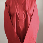 Crimson Cotton Co ord Set – Minimalist Comfort in Classic Red