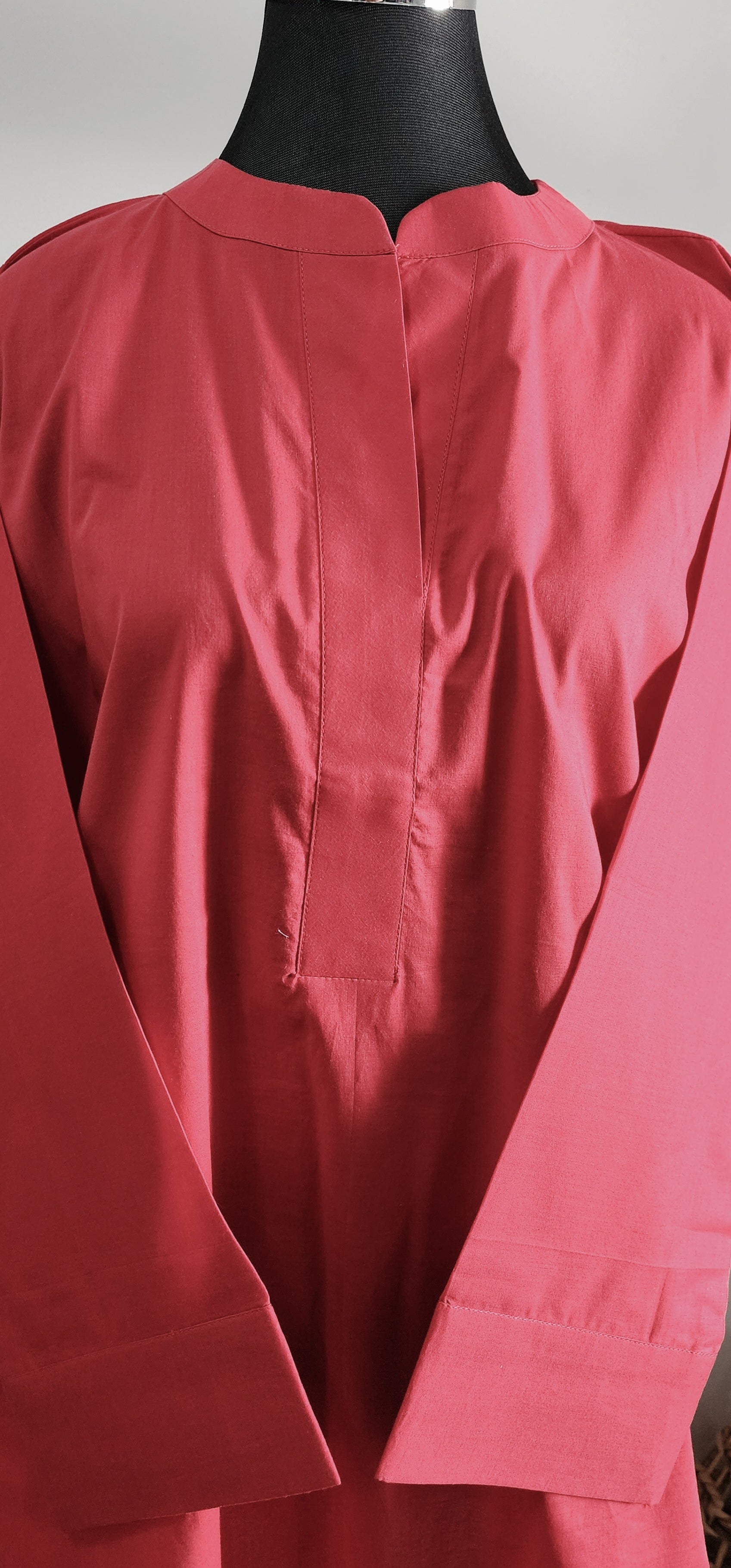 Crimson Cotton Co ord Set – Minimalist Comfort in Classic Red