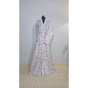 Floral Print Abaya | Modest Maxi Dress