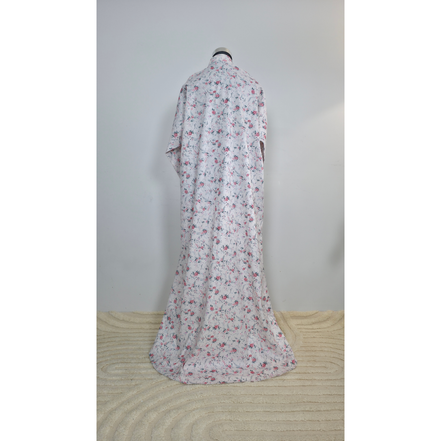 Floral Print Abaya | Modest Maxi Dress