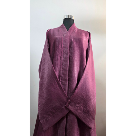 Dark Pink Hareer Abaya