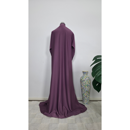 Mauve pink Diamantes Abaya| Premium Abaya