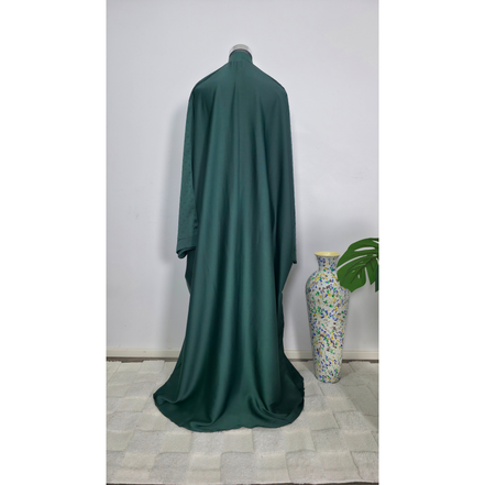 Emrald Green Abaya with diamante Detailing