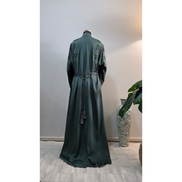 Green Beaded Abaya| Luxury Modest Wear