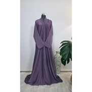 Lilac diamantes Abaya | Premium abaya