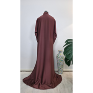 Rose Brown Diamantes Abaya| Premium Abaya