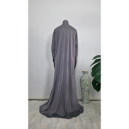 Grey Abaya with Diamantes Detailing|Premium Abaya