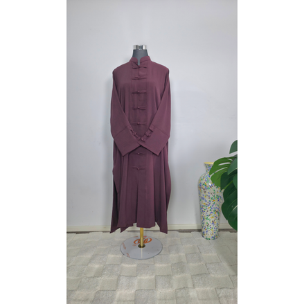 Burgundy Modest Shirt and Trousers Set