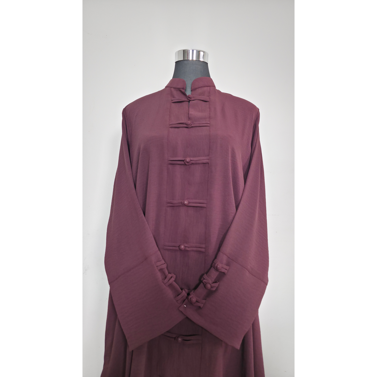 Burgundy Modest Shirt and Trousers Set