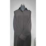 Chocolate Brown collared Modest Shirt
